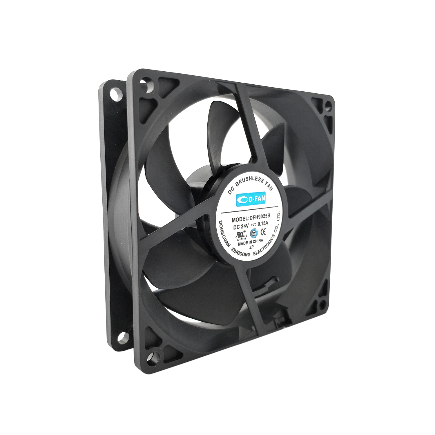 92mm 9225 12V 24V DC Fan de enfriamiento sin escobillas