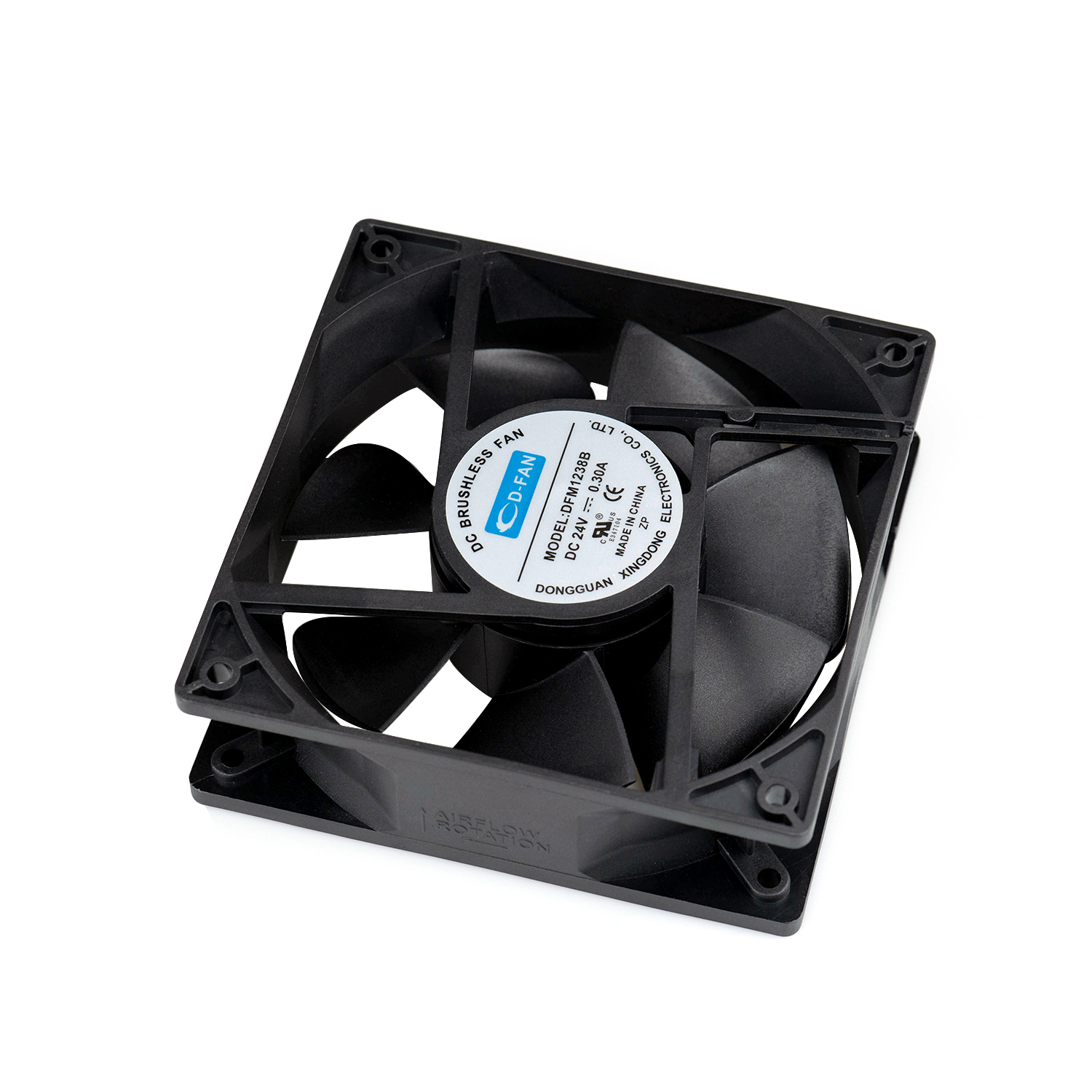 120x120x38mm 12V 24V DC Ventilador axial para el generador de ozono