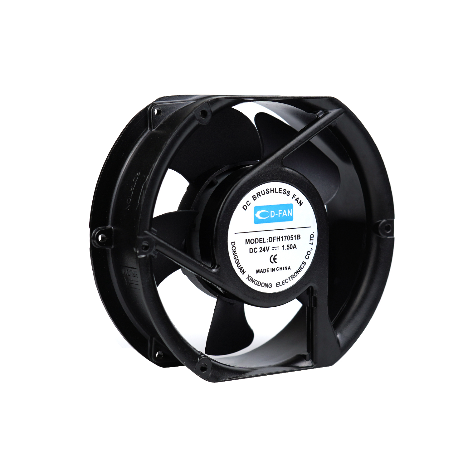 Ventilador axial de alta velocidad de 48V DC para servidor