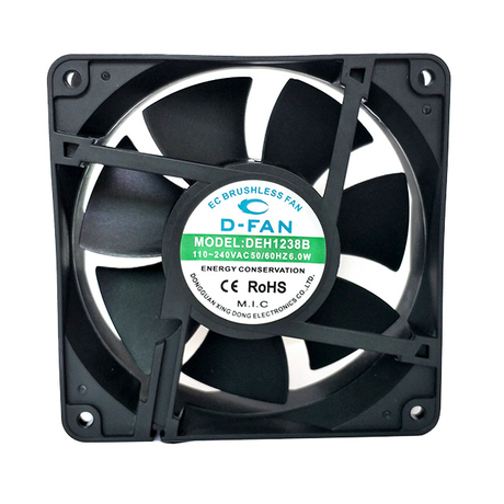 Consumo de bajo consumo 120x120x38mm 12038 Ventilador axial EC