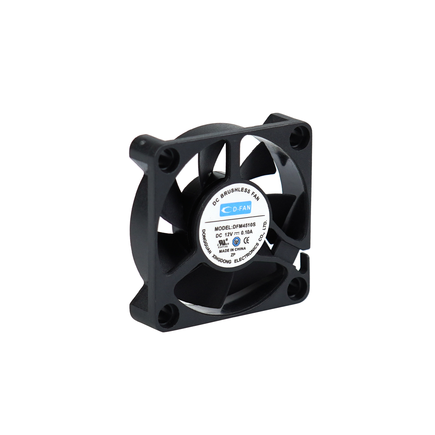 Ventilador axial axial de enfriamiento sin escobillas 4510 DC OEM personalizado