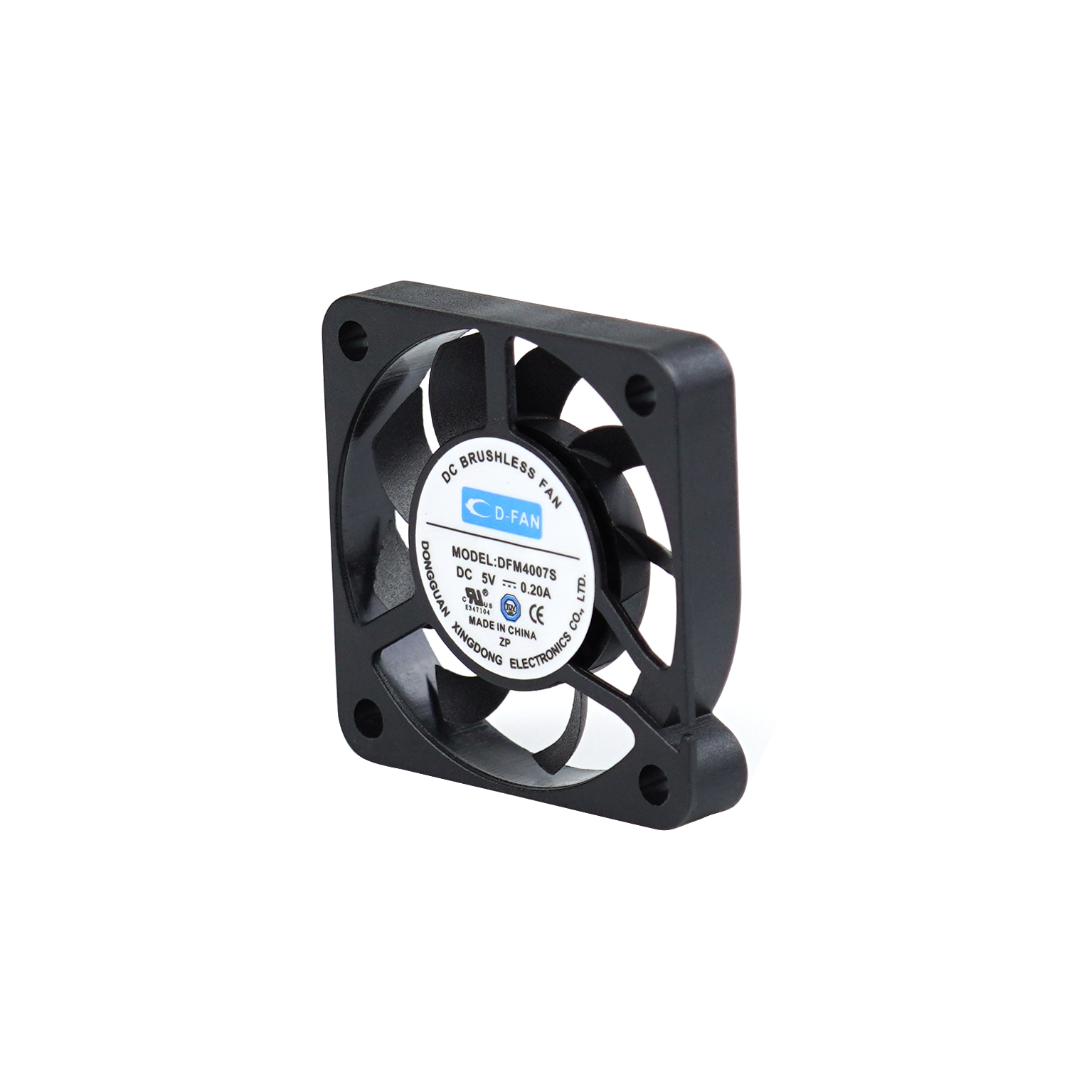 PWM 5V 12V 40 mm Cojinete de manguito DC Ventilador axial