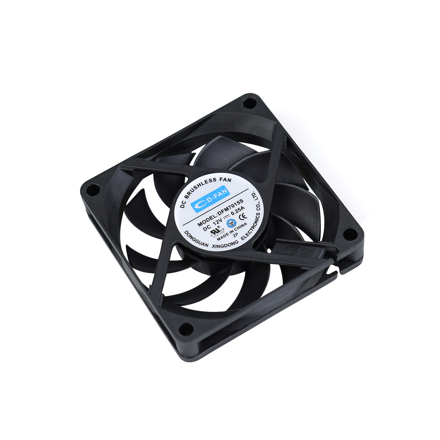 Refrigeración activa 12V 24V 70mm 70x70x15mm Fan axial DC