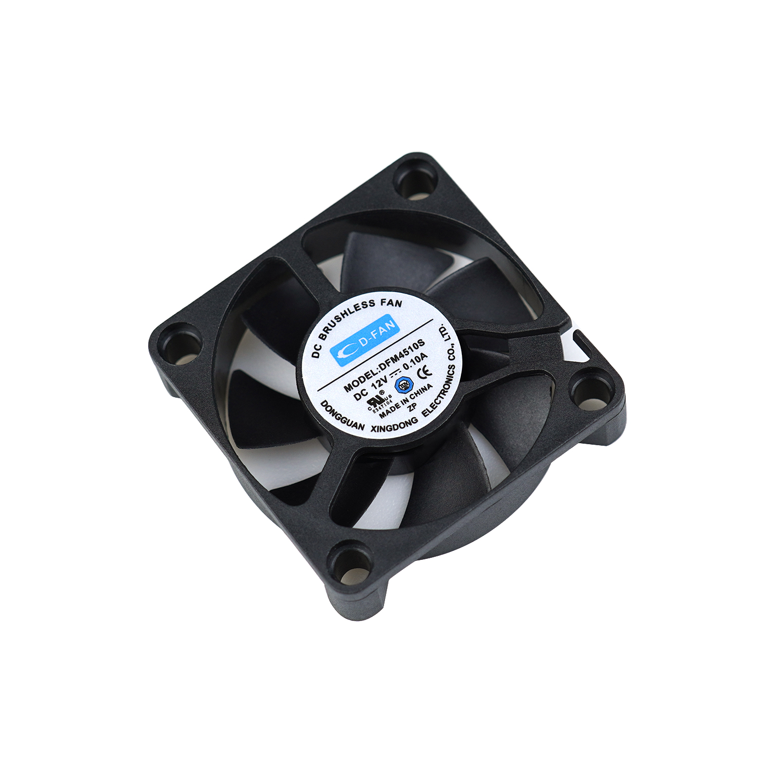 Ventilador axial axial de enfriamiento sin escobillas 4510 DC OEM personalizado